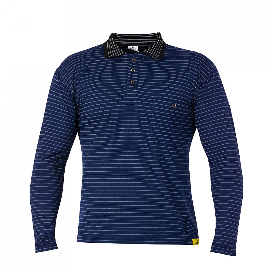 Polokošile PXT Antistatic wear tm.modrá dlouhý rukáv 160 g/m2, vel. M - Obrázek Polokošile PXT Antistatic wear tm.modrá dlouhý rukáv 160 g/m2, vel. M - Obrázek